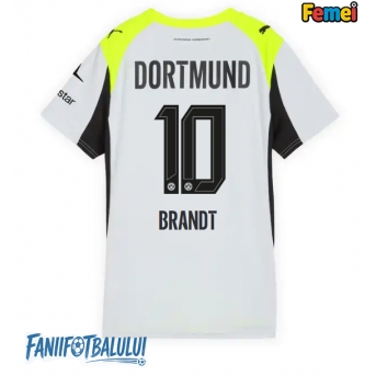 Borussia Dortmund Julian Brandt #10 Tricou Fotbal Replică 2025-26 Femei Deplasare